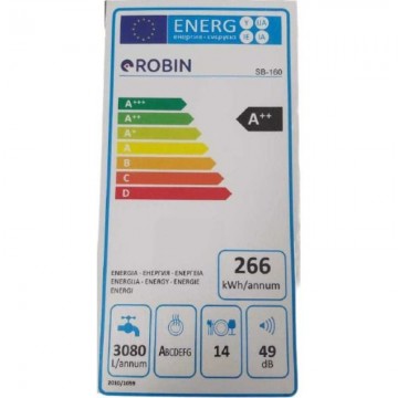 Robin SB-160W Ελεύθερο Πλυντήριο Πιάτων για 14 Σερβίτσια 60cm Λευκό Robin SB-160W Ελεύθερο Πλυντήριο Πιάτων για 14 Σερβίτσια 60cm Λευκό